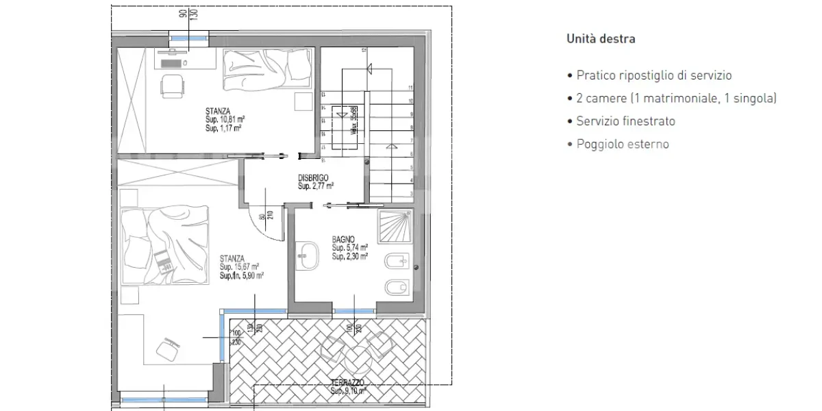 NUOVA VILLA LIBERA SU TRE LATI