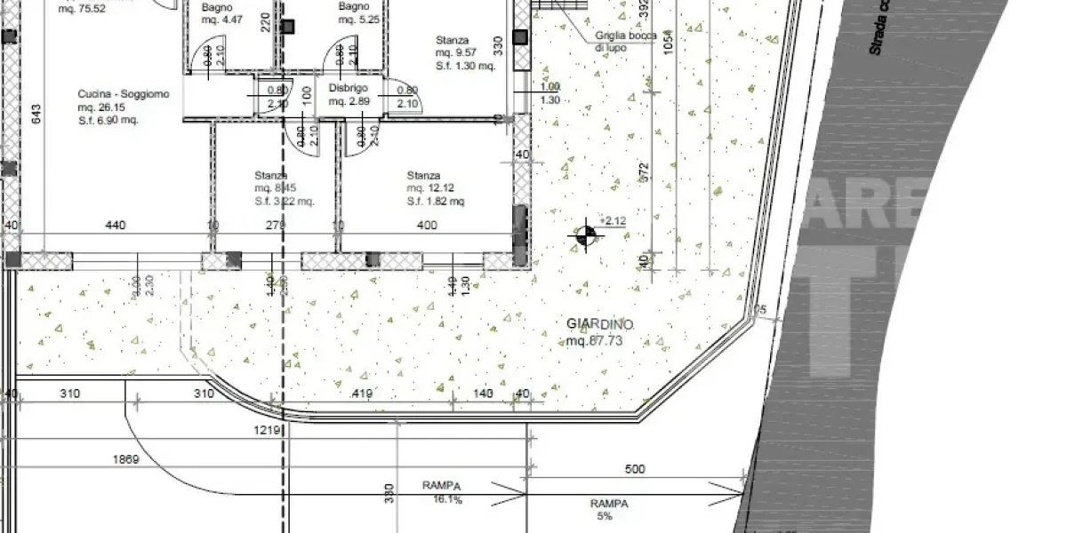 TRE CAMERE CON GIARDINO E GARAGE