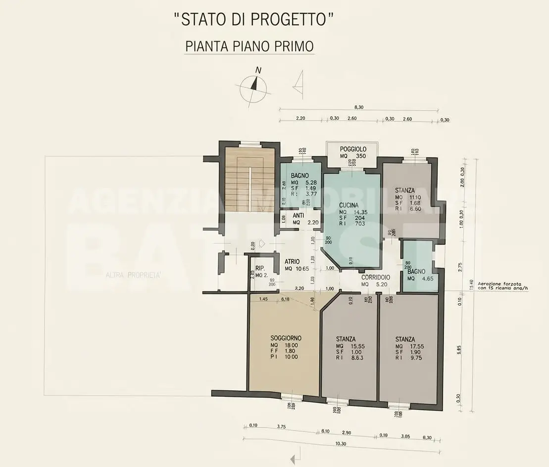ALLOGGIO CON TRE CAMERE